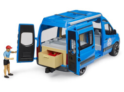 Bruder MB Sprinter Camper s řidičem a příslušenstvím 1:16